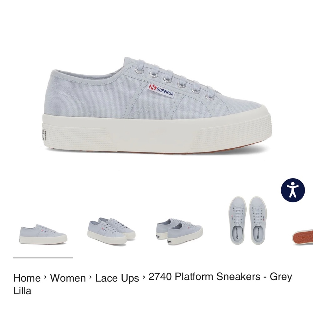 Superga platform sneakers NWT